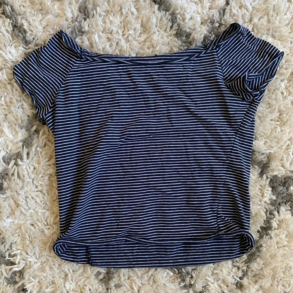 Brandy Melville Striped Rin Top